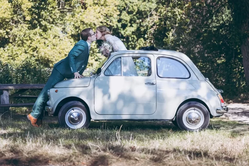 Fiat 500 trouwauto